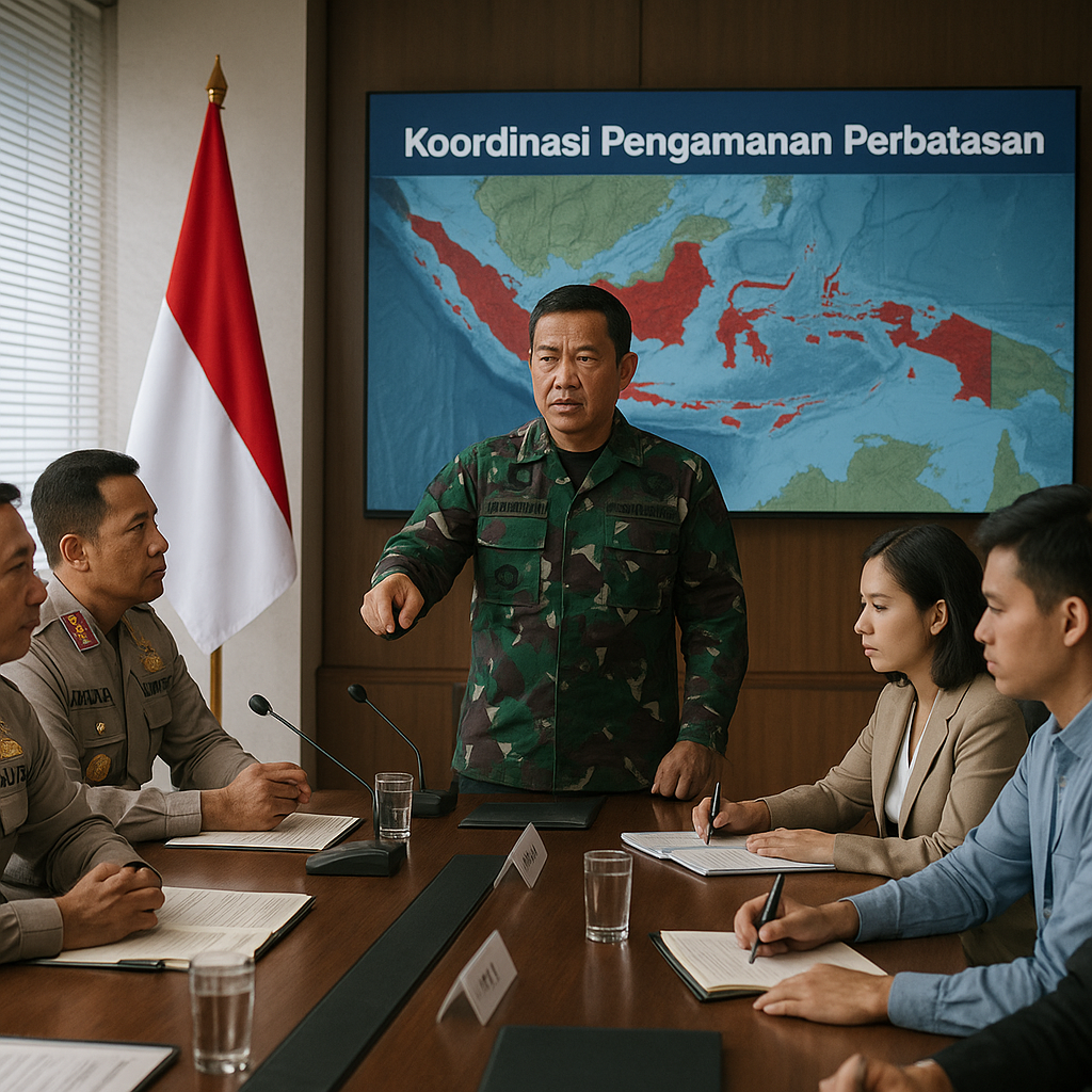 Panglima TNI Pimpin Rapat Koordinasi Pengamanan Perbatasan