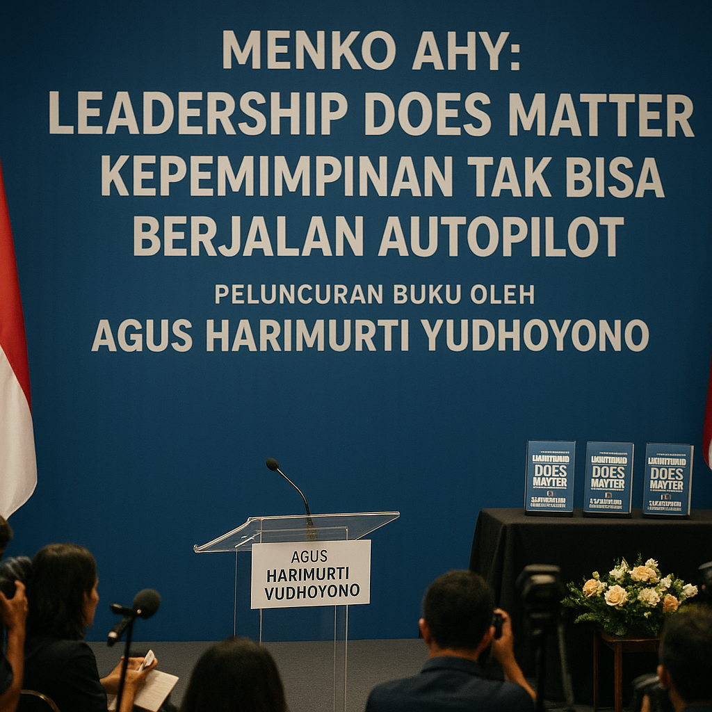 Menko AHY: Leadership Does Matter, Kepemimpinan Tak Bisa Berjalan Autopilot