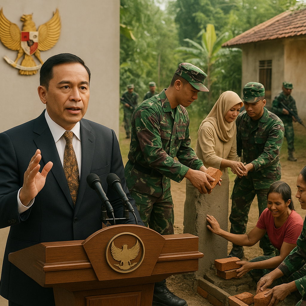 Menhan Ungkap Dua Keahlian Wajib Prajurit: Tempur dan Pengabdian Pembangunan