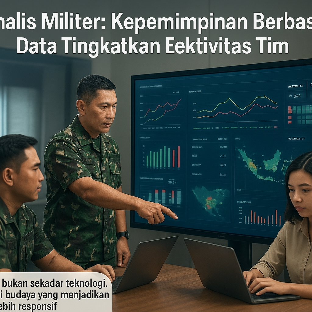 Analis Militer: Kepemimpinan Berbasis Data Tingkatkan Efektivitas Tim