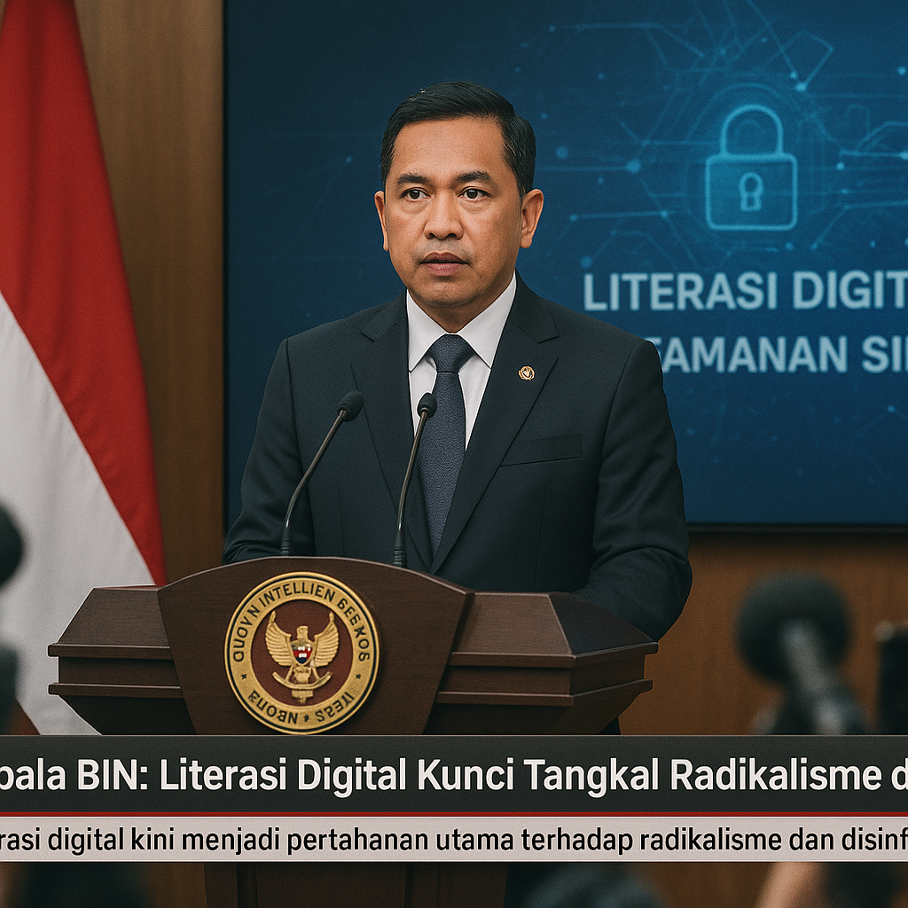 Kepala BIN: Literasi Digital Kunci Tangkal Radikalisme di Era AI