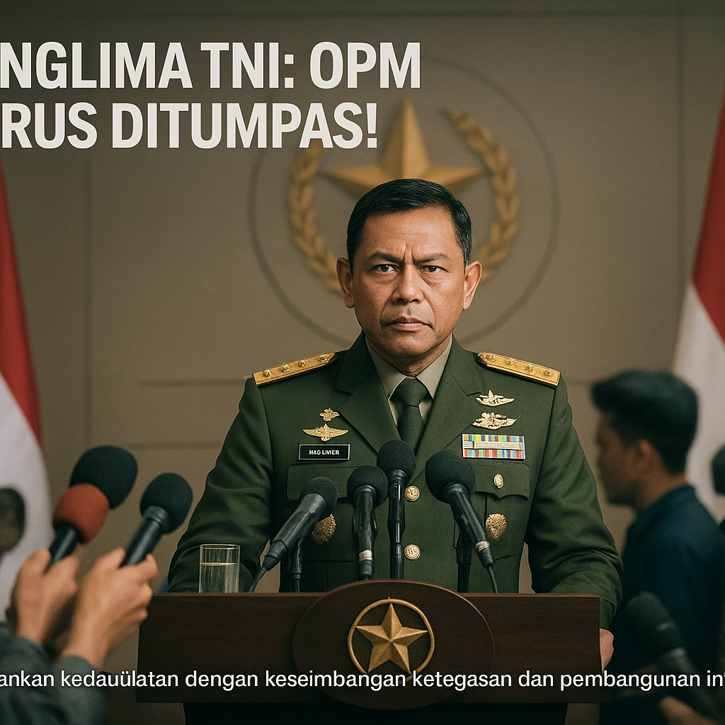 Panglima TNI: OPM Harus Ditumpas!
