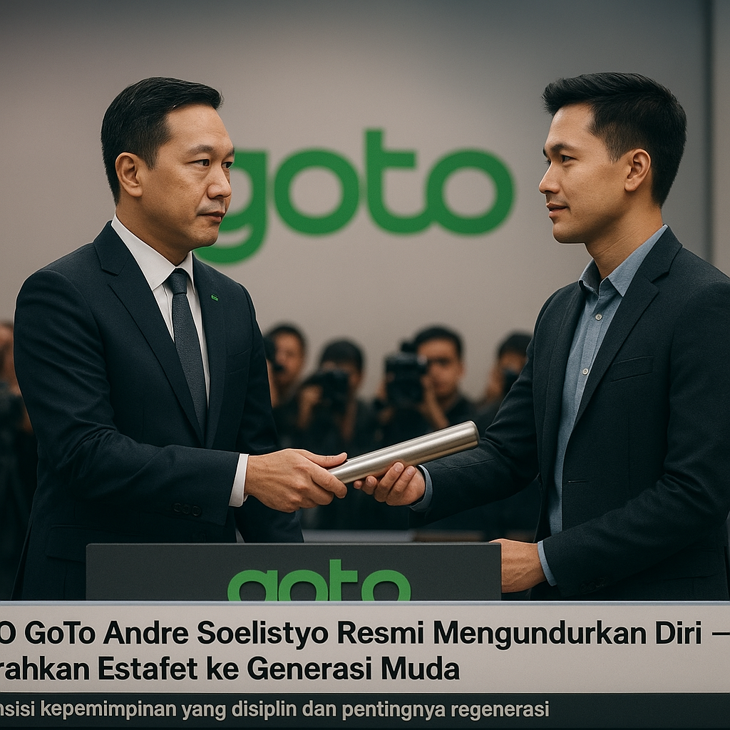 CEO GoTo Andre Soelistyo Resmi Mengundurkan Diri, Serahkan Estafet ke Generasi Muda