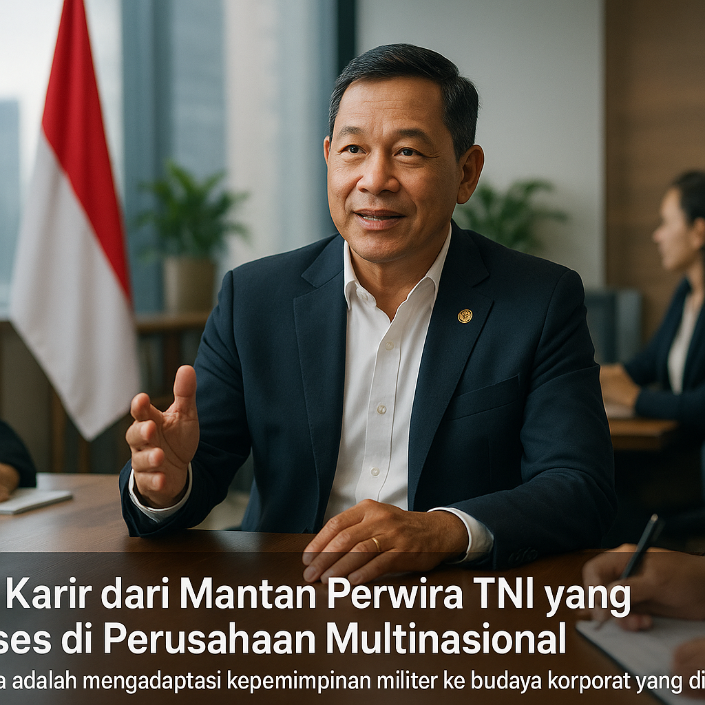 Tips Karir dari Mantan Perwira TNI yang Sukses di Perusahaan Multinasional