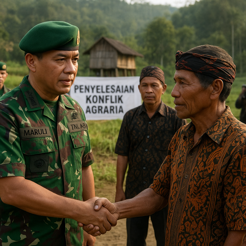 Kasad Tinjau Penyelesaian Konflik Agraria, Tegaskan Peran TNI sebagai Penengah yang Profesional