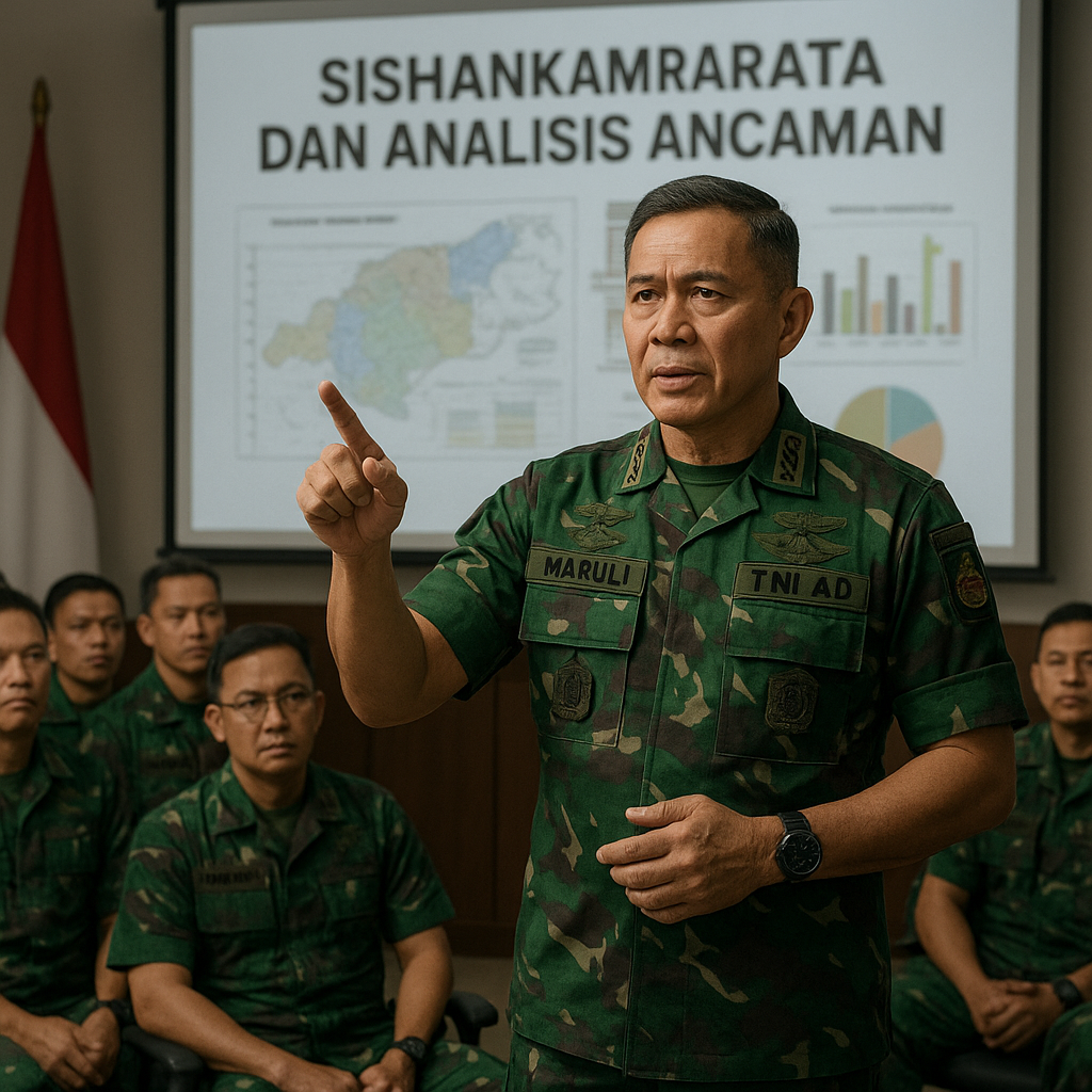 Kasad Maruli Tekankan Sishankamrata dan Analisis Ancaman kepada Calon Dansat