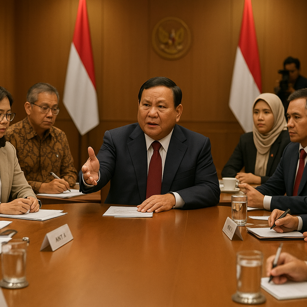 Presiden Prabowo Bangun Ruang Diskusi Nasional Antisipasi Dampak Geopolitik