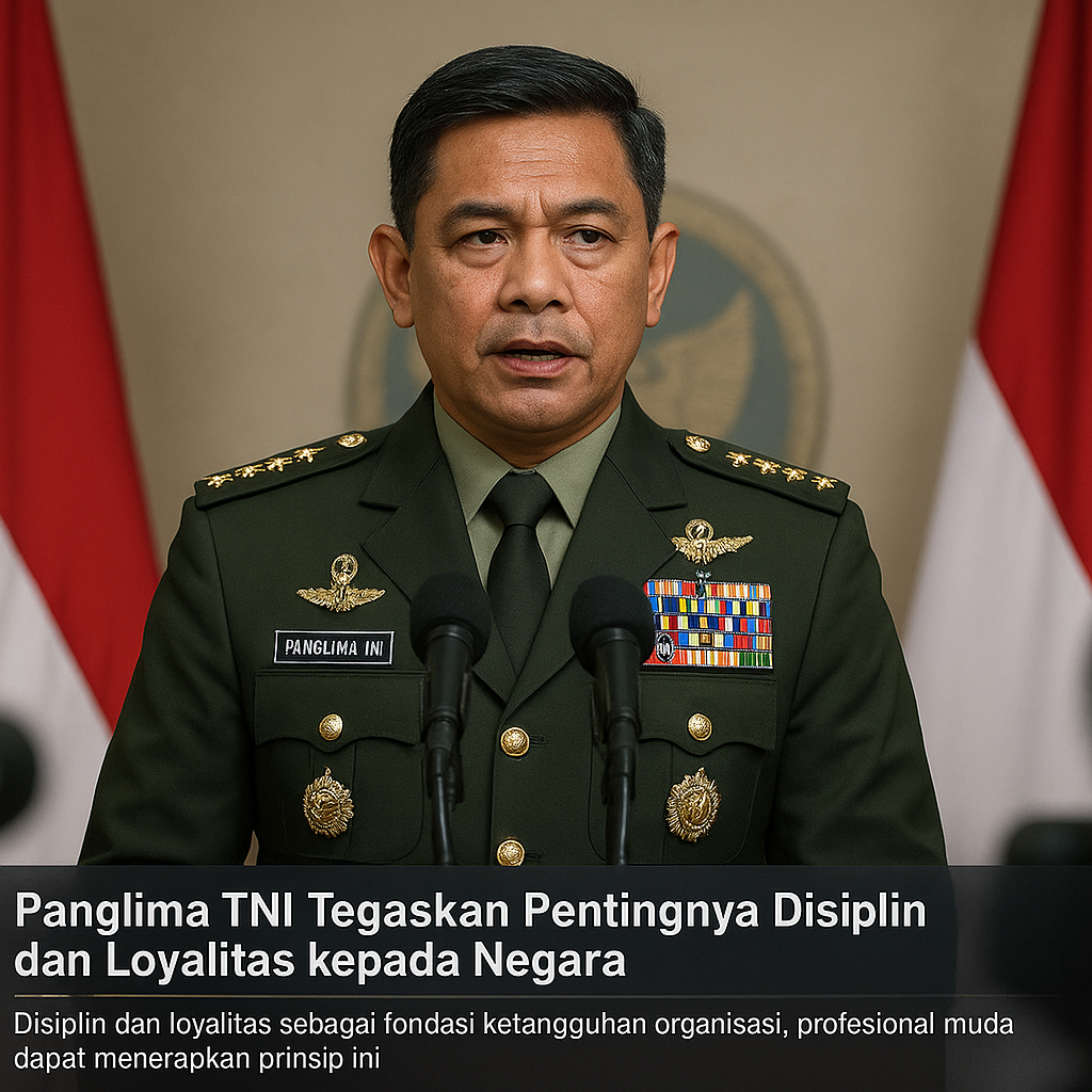 Panglima TNI Tegaskan Pentingnya Disiplin dan Loyalitas kepada Negara