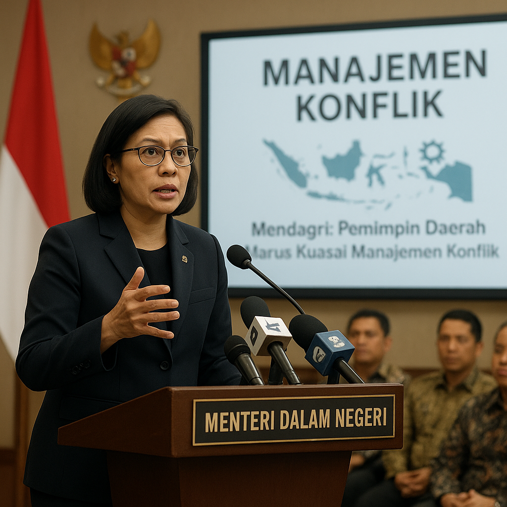 Mendagri: Pemimpin Daerah Harus Kuasai Manajemen Konflik untuk Jaga Stabilitas Pembangunan