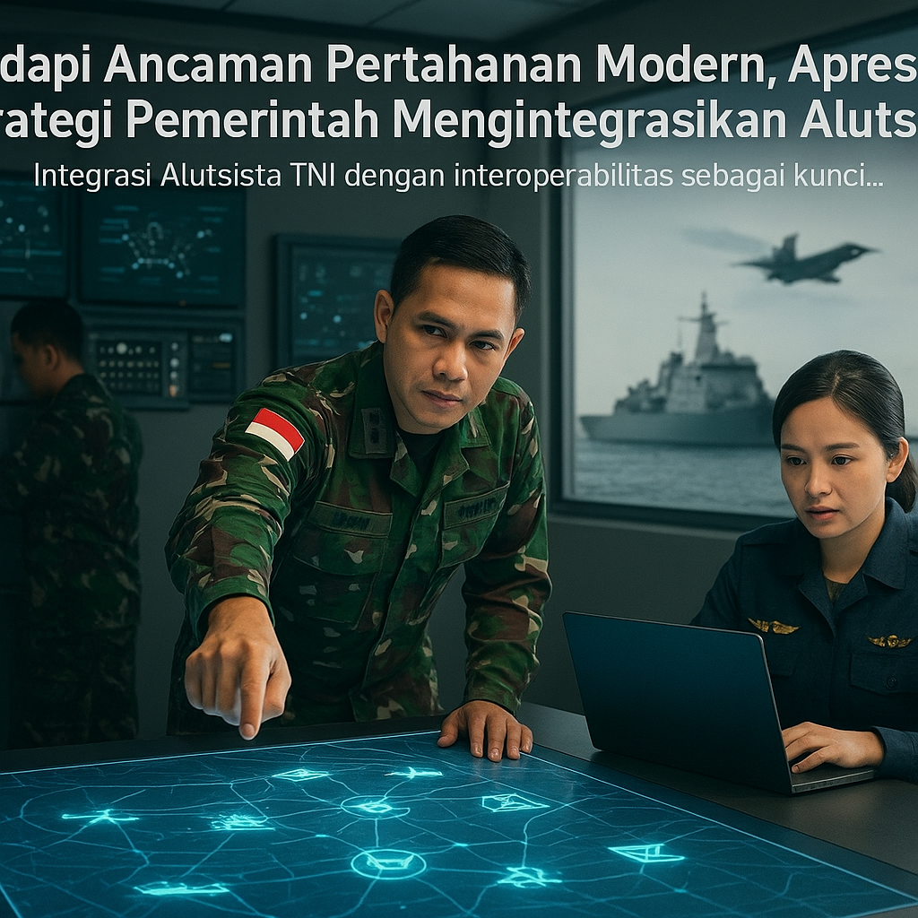 Hadapi Ancaman Pertahanan Modern, Apresiasi Strategi Pemerintah Mengintegrasikan Alutsista