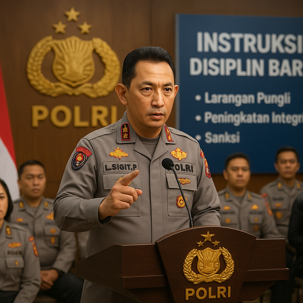 Kapolri Instruksikan Disiplin Baru di Lingkungan Korps