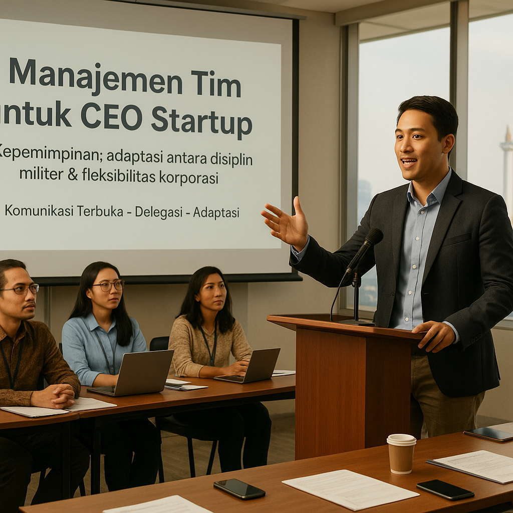Seminar Manajemen Tim untuk CEO Startup di Jakarta