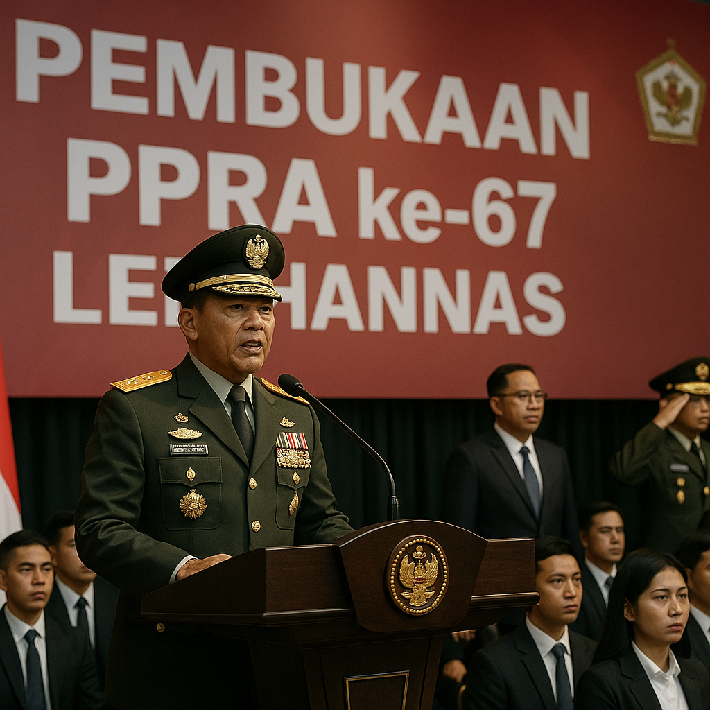 Panglima TNI Buka Pendidikan Reguler Angkatan ke-67 Lemhannas