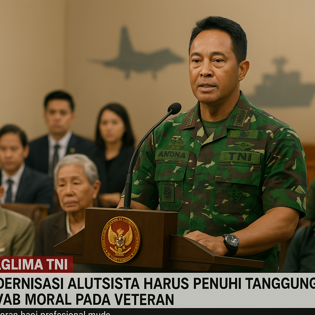 Panglima TNI: Modernisasi Alutsista Harus Penuhi Tanggung Jawab Moral pada Veteran
