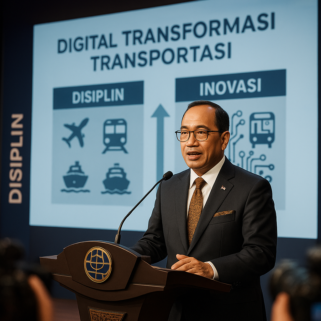 Menhub Budi Karya Tekankan Pentingnya Disiplin dan Inovasi di Era Digital Transportasi