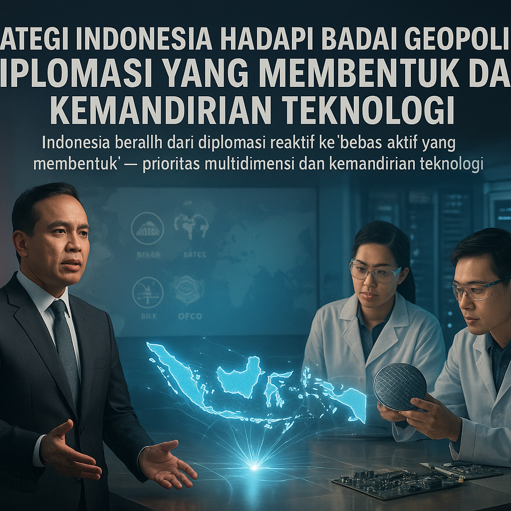 Strategi Indonesia Hadapi Badai Geopolitik: Diplomasi yang Membentuk dan Kemandirian Teknologi