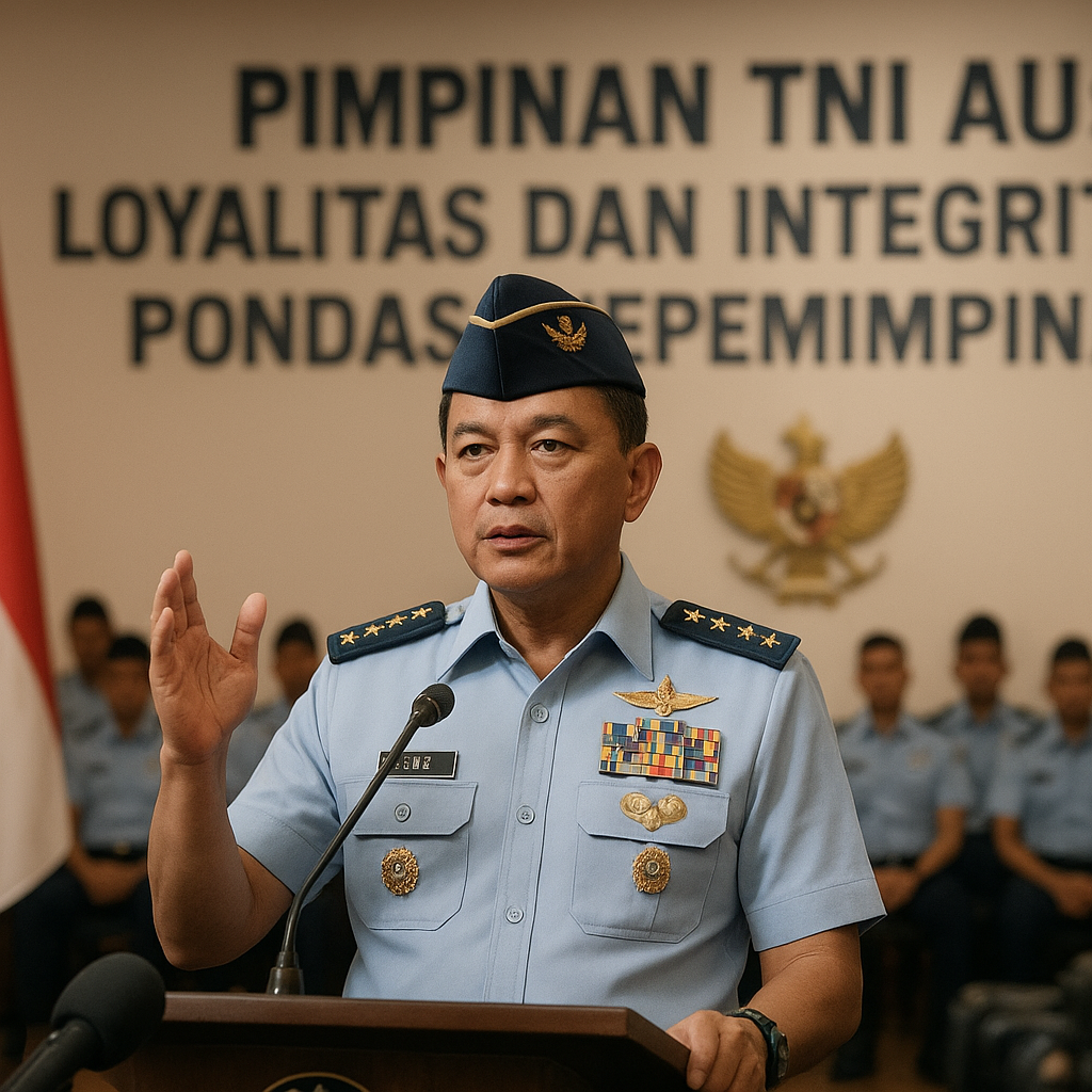 Pimpinan TNI AU: Loyalitas dan Integritas Pondasi Kepemimpinan