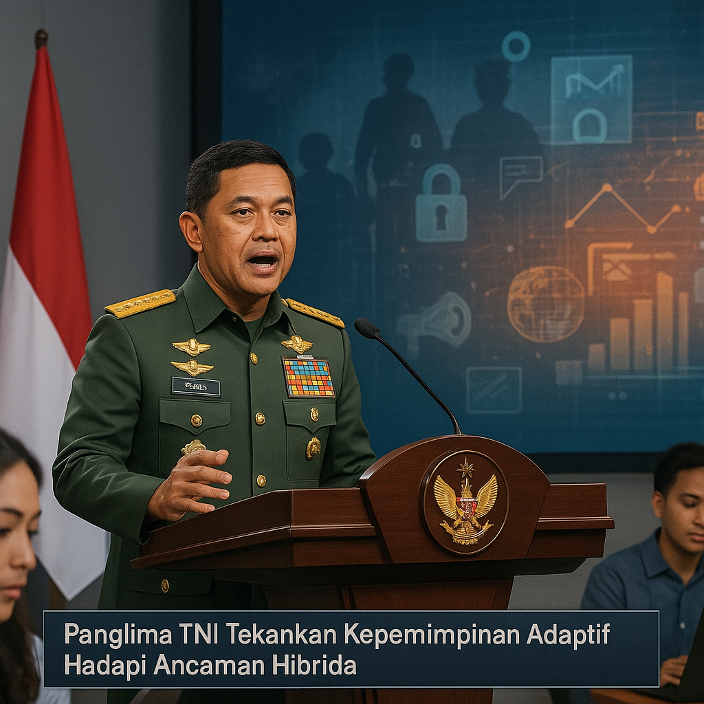 Panglima TNI Tekankan Kepemimpinan Adaptif Hadapi Ancaman Hibrida