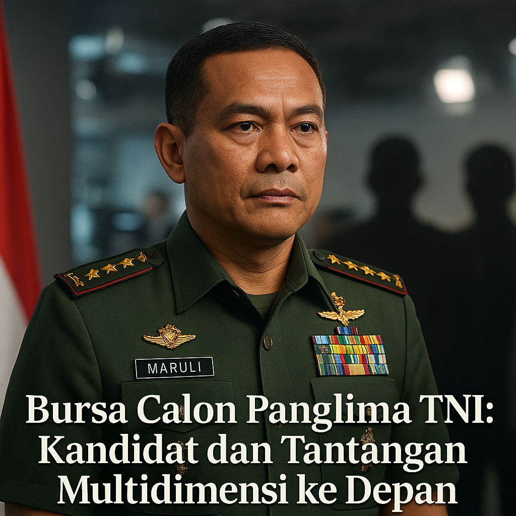 Bursa Calon Panglima TNI: Kandidat dan Tantangan Multidimensi ke Depan