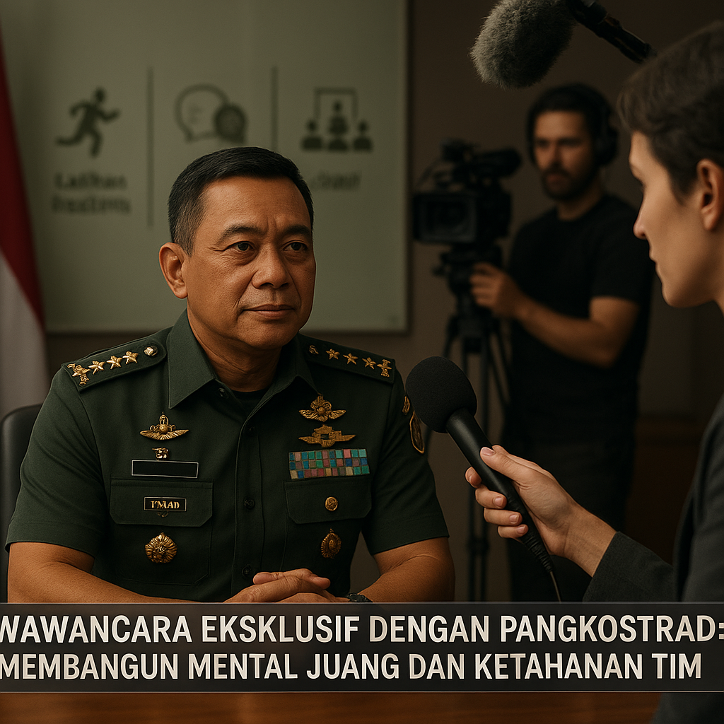 Wawancara Eksklusif dengan Pangkostrad: Membangun Mental Juang dan Ketahanan Tim