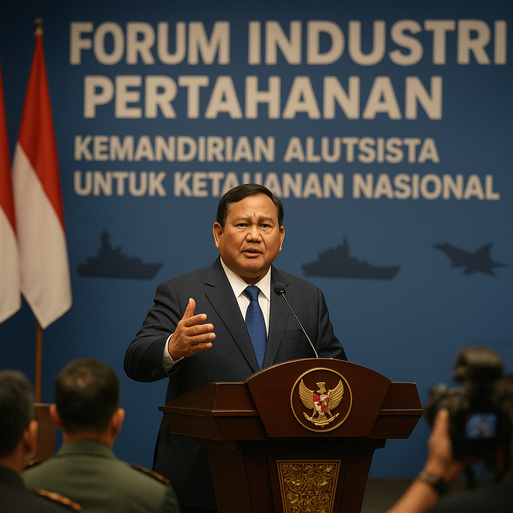 Menhan Tegaskan Kemandirian Alutsista untuk Ketahanan Nasional