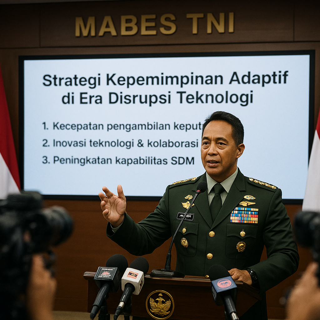 Panglima TNI Paparkan Strategi Kepemimpinan Adaptif di Era Disrupsi Teknologi Pertahanan