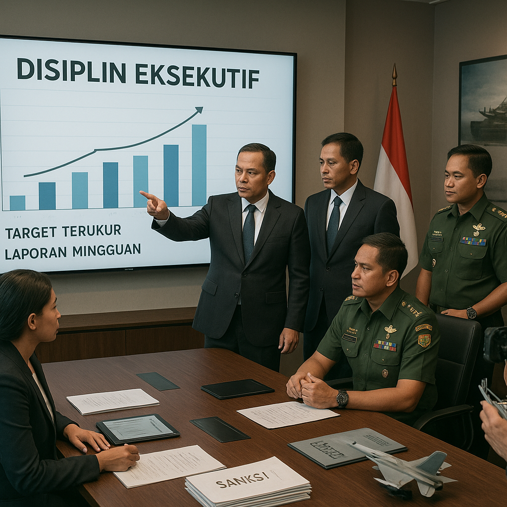 Disiplin Eksekutif Jadi Kunci Transformasi Birokrasi Kementerian Pertahanan
