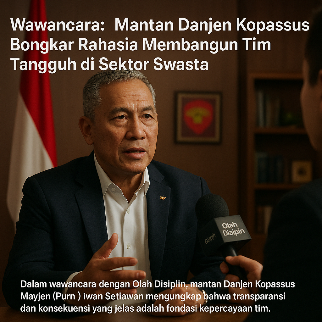Wawancara: Mantan Danjen Kopassus Bongkar Rahasia Membangun Tim Tangguh di Sektor Swasta