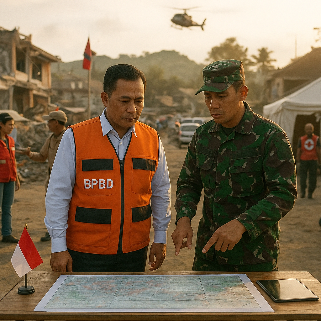 Kepemimpinan Sipil-Militer dalam Penanganan Bencana Nasional: Pelajaran dari Lombok