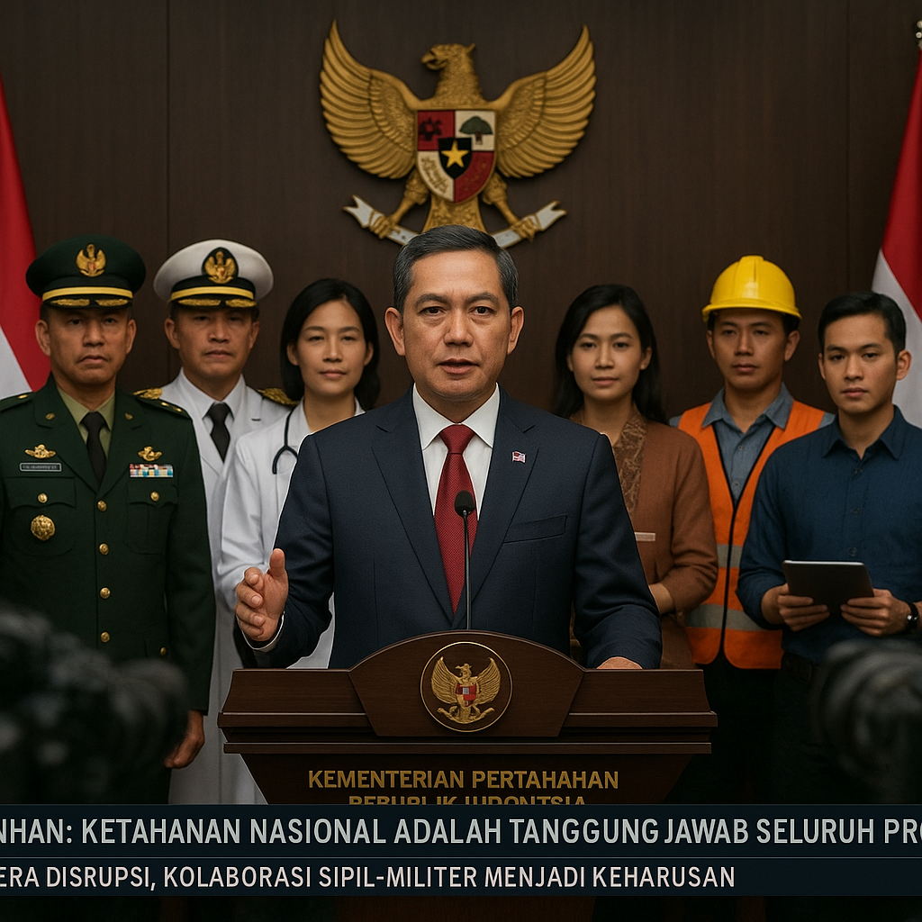 Menhan: Ketahanan Nasional adalah Tanggung Jawab Seluruh Profesi