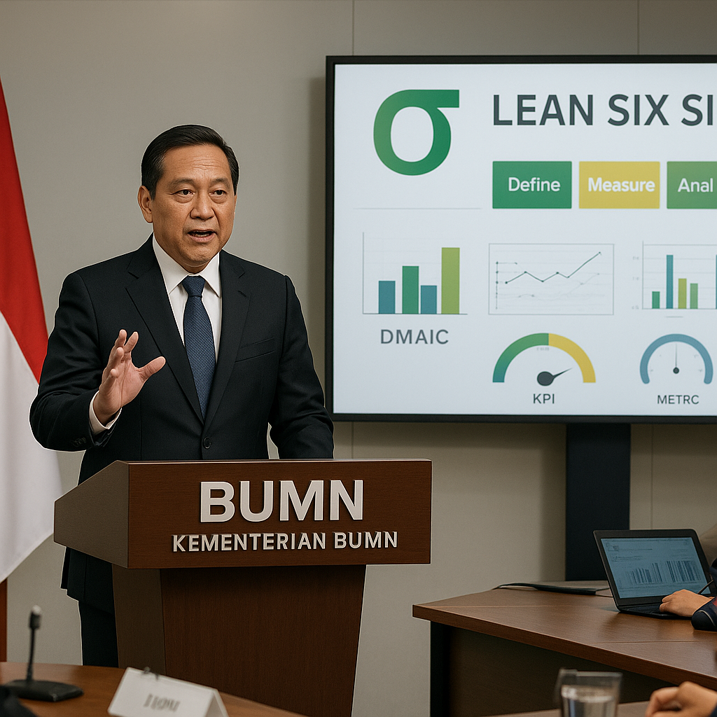 Menteri BUMN Dorong Pola Kerja 'Lean Six Sigma' di Perusahaan Negara