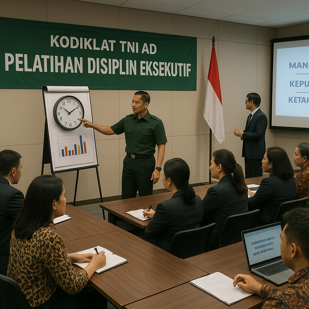 Kodiklat TNI AD Luncurkan Program Pelatihan Disiplin Eksekutif untuk Sektor Swasta