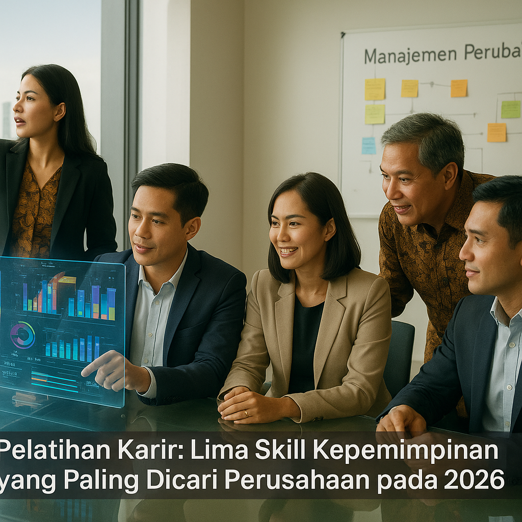 Pelatihan Karir: Lima Skill Kepemimpinan yang Paling Dicari Perusahaan pada 2026