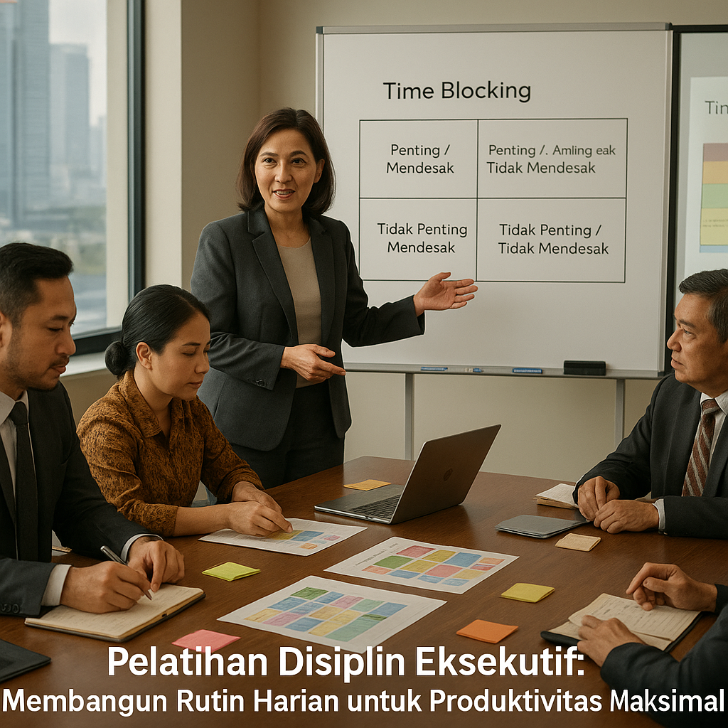 Pelatihan Disiplin Eksekutif: Membangun Rutin Harian untuk Produktivitas Maksimal