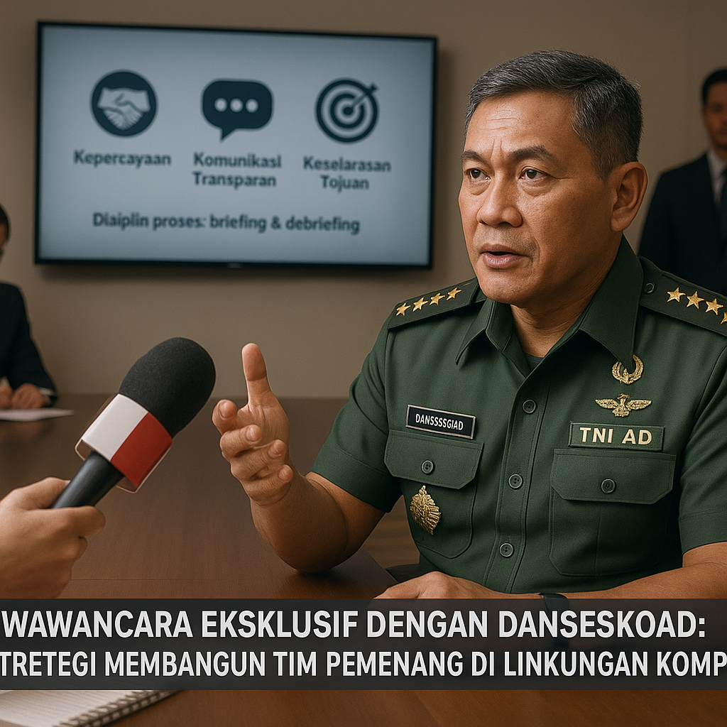 Wawancara Eksklusif dengan Danseskoad: Strategi Membangun Tim Pemenang di Lingkungan Kompetitif