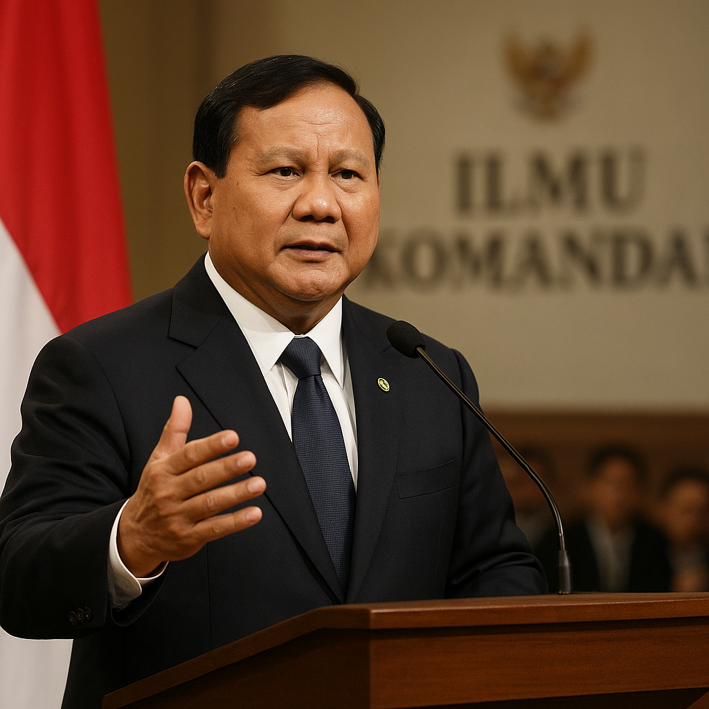 Prabowo Ungkap "Ilmu Komandan" untuk Pacu Semangat dan Kinerja Jajaran