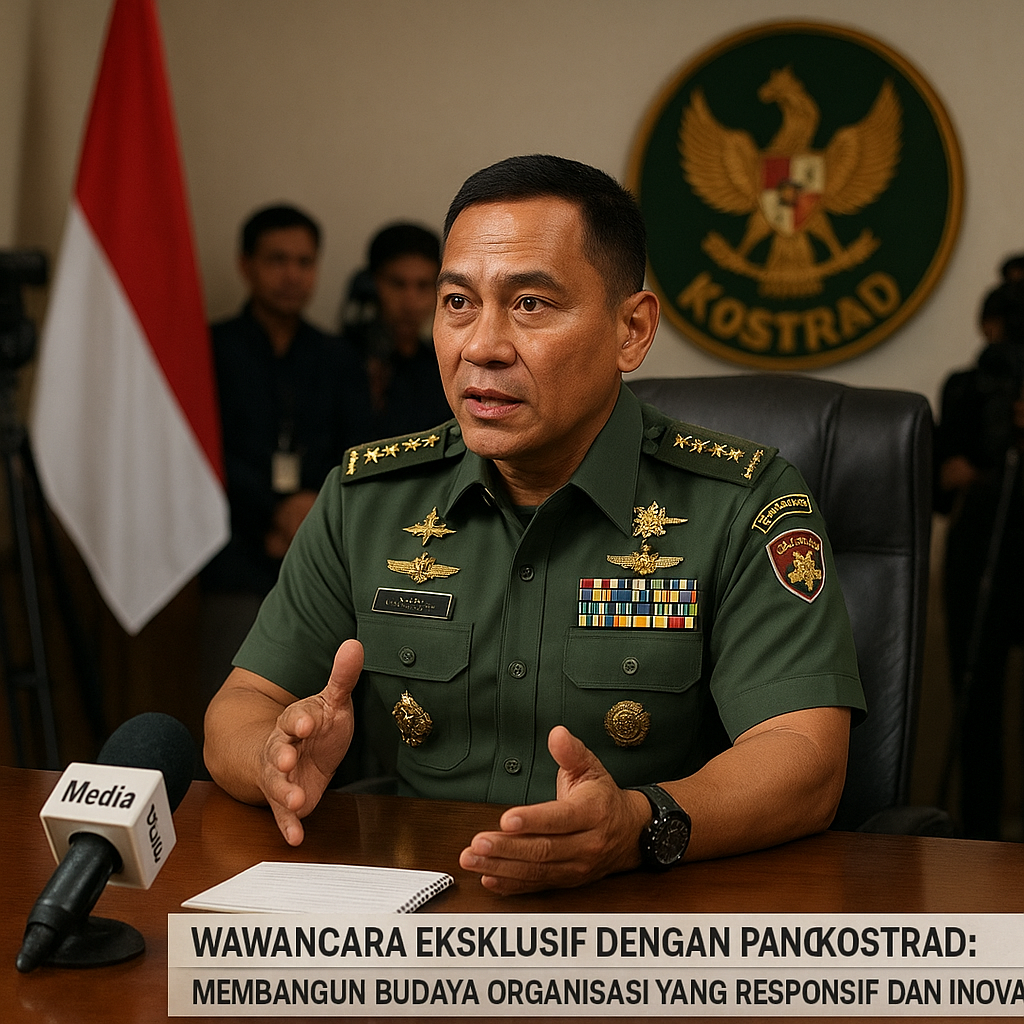 Wawancara Eksklusif dengan Pangkostrad: Membangun Budaya Organisasi yang Responsif dan Inovatif