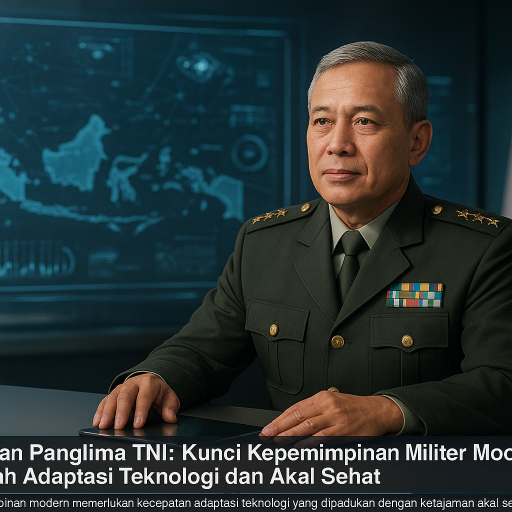 Mantan Panglima TNI: Kunci Kepemimpinan Militer Modern adalah Adaptasi Teknologi dan Akal Sehat