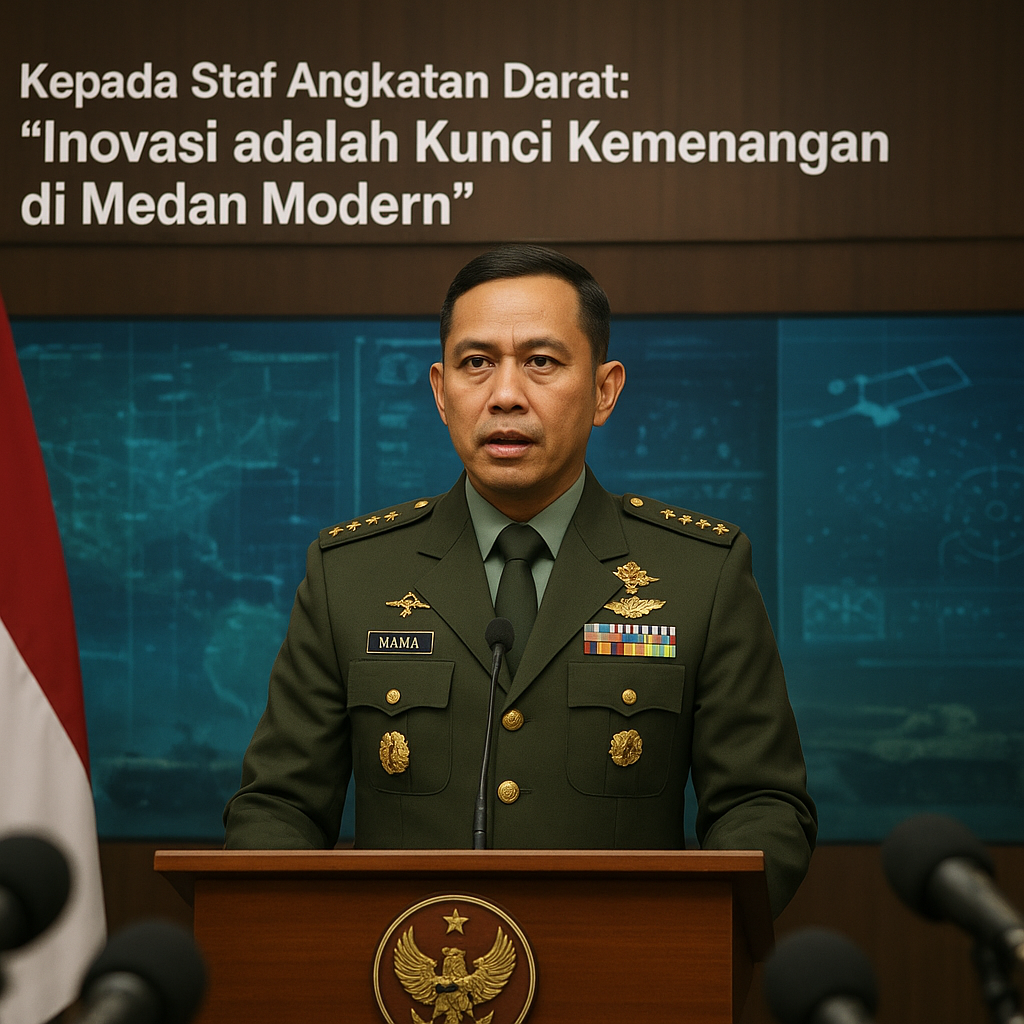 Kepala Staf Angkatan Darat: "Inovasi adalah Kunci Kemenangan di Medan Modern"
