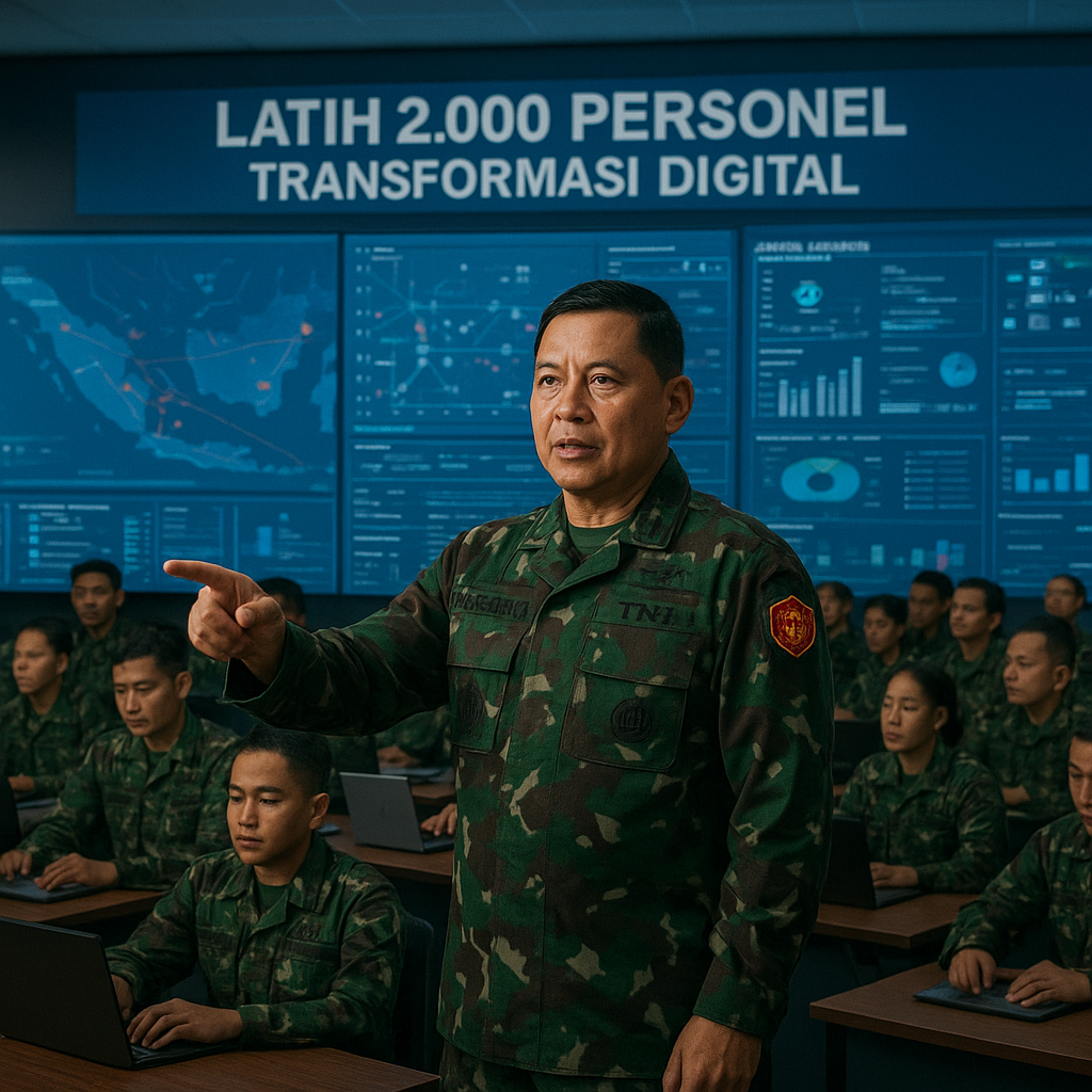 Panglima TNI Garap Transformasi Digital Markas Besar, Latih 2.000 Personel