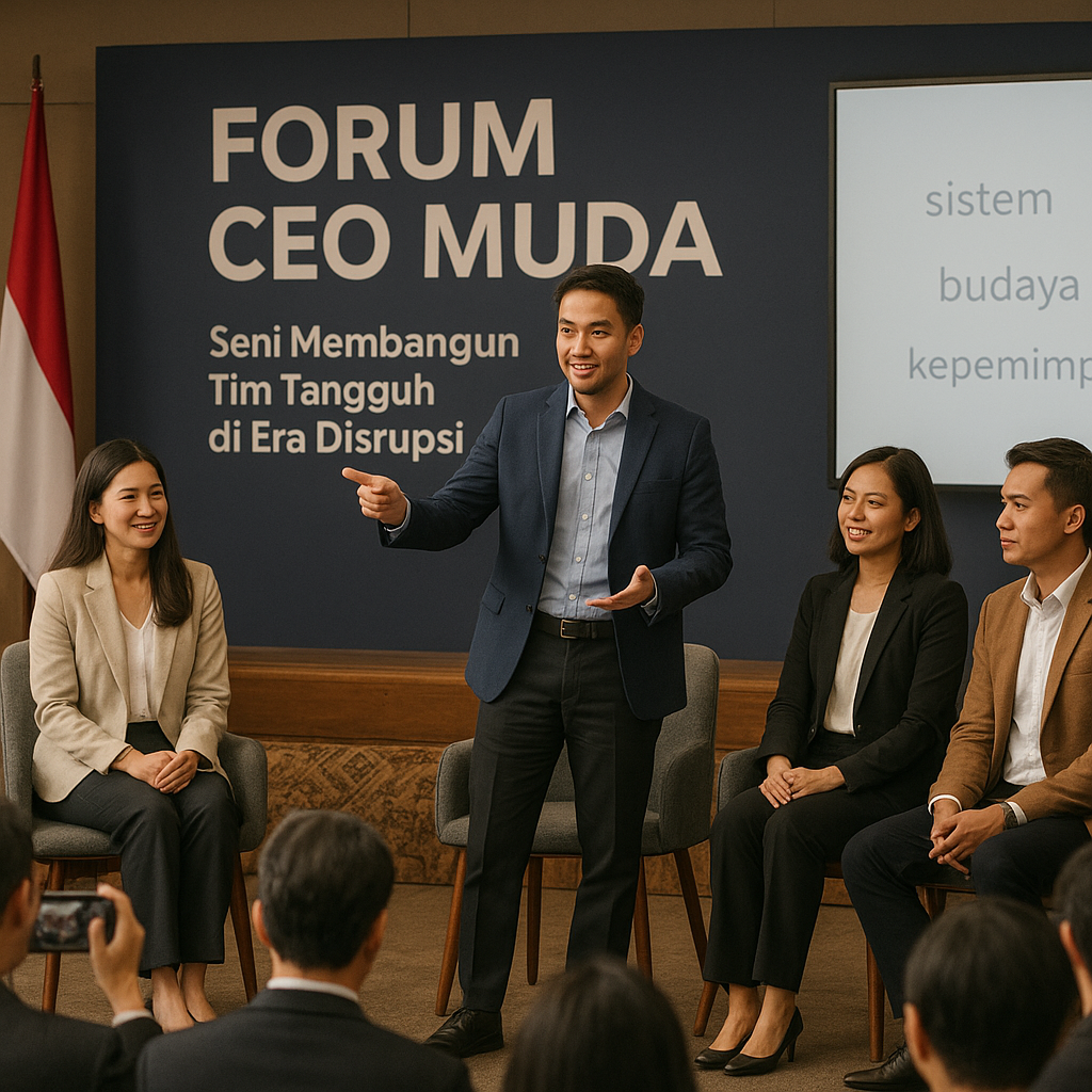 Forum CEO Muda Bahas Seni Membangun Tim Tangguh di Era Disrupsi