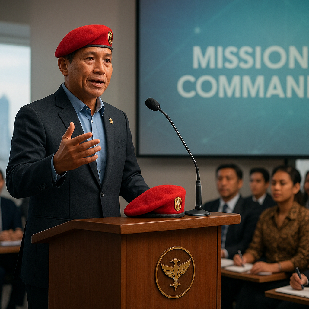 Mantan Komandan Kopassus Berbagi Prinsip 'Mission Command' untuk Dunia Bisnis