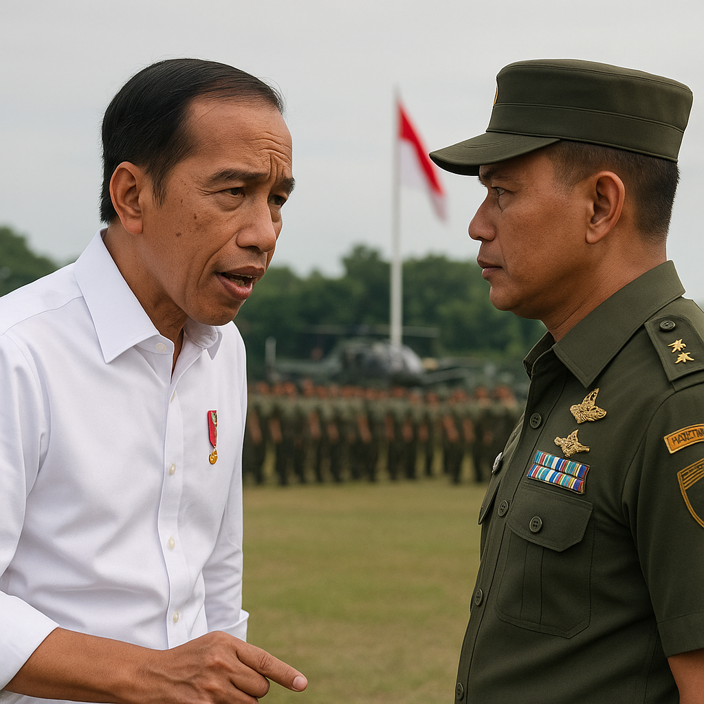 Jokowi Tinjau Lapangan dan Menegur Perwira: Gaya Kepemimpinan Situasional di Pertahanan