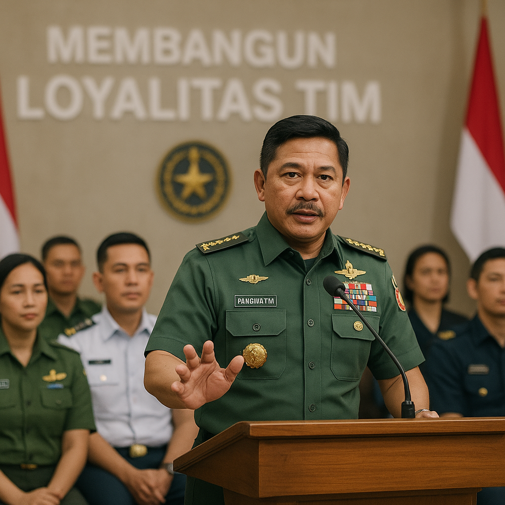 Panglima TNI Berbagi Pengalaman: Membangun Loyalitas Tim dalam Organisasi Multi-Angkatan