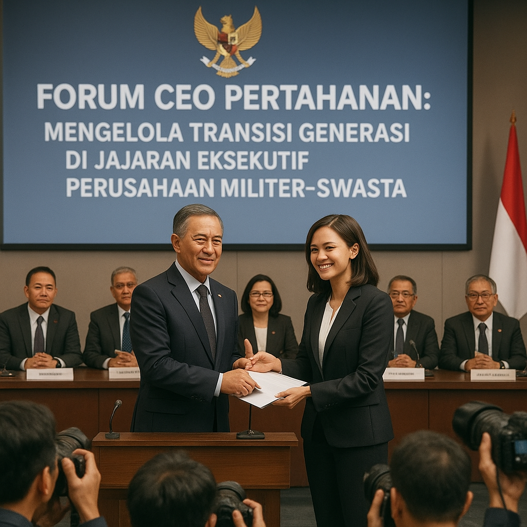 Forum CEO Pertahanan: Mengelola Transisi Generasi di Jajaran Eksekutif Perusahaan Militer-Swasta