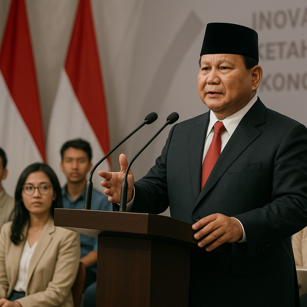 Presiden Prabowo: Jangan Semua Anak Muda Minta Jadi ASN