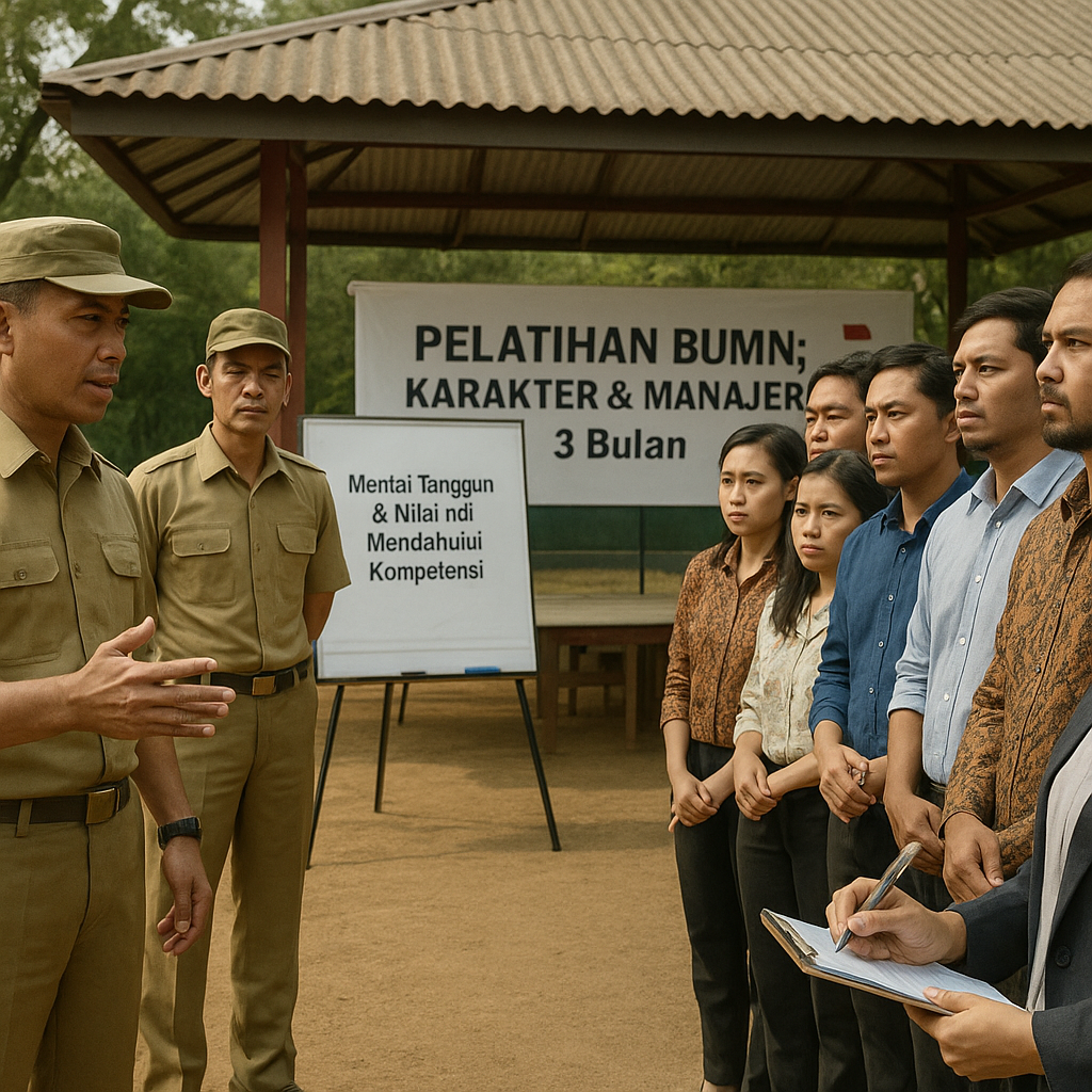 TNI Gembleng 400 Pegawai Baru BUMN 3 Bulan, Dilanjut Pendidikan Manajerial