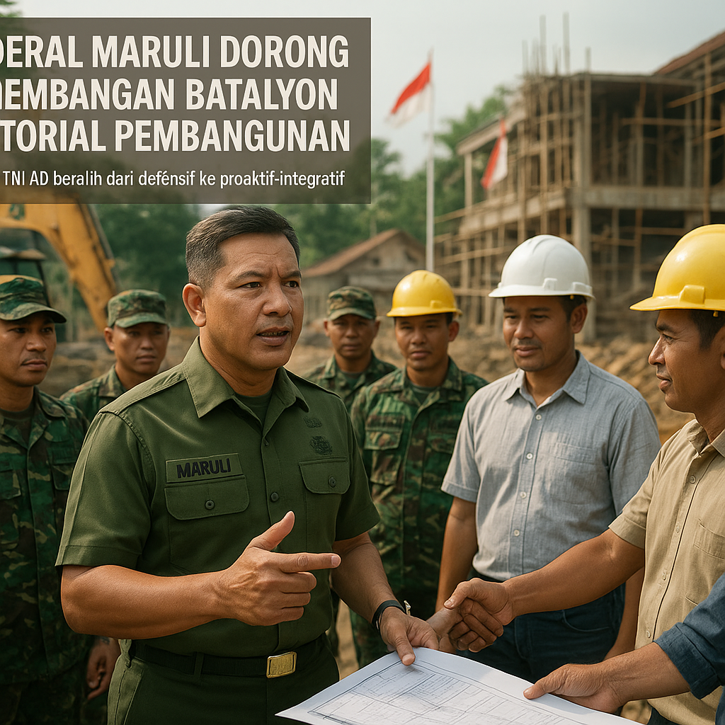 Jenderal Maruli Dorong Pengembangan Batalyon Teritorial Pembangunan