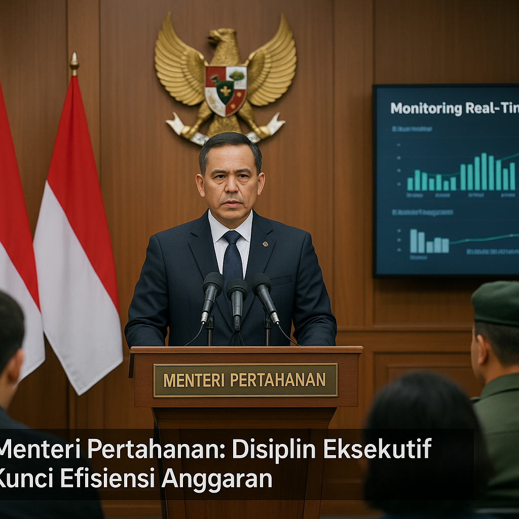Menteri Pertahanan: Disiplin Eksekutif Kunci Efisiensi Anggaran