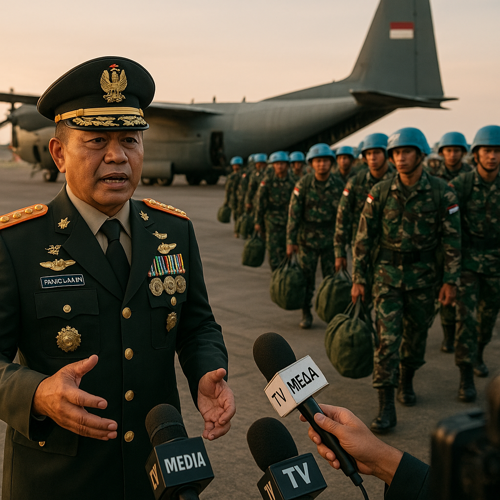 TNI Berangkatkan 744 Prajurit ke Lebanon, Panglima Tegaskan Bentuk Kepercayaan Internasional